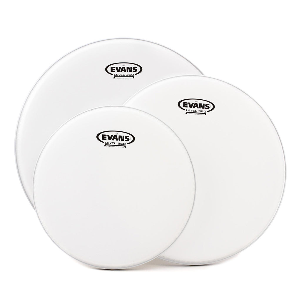 Evans - G2 Coated - Fusion Tom Pack - 10" 12" 14"