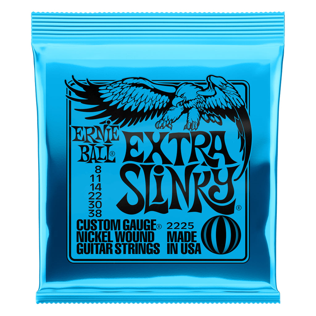 Ernie Ball E2225 Extra Slinky 8-38 Guitar Strings Guitar Strings P02225