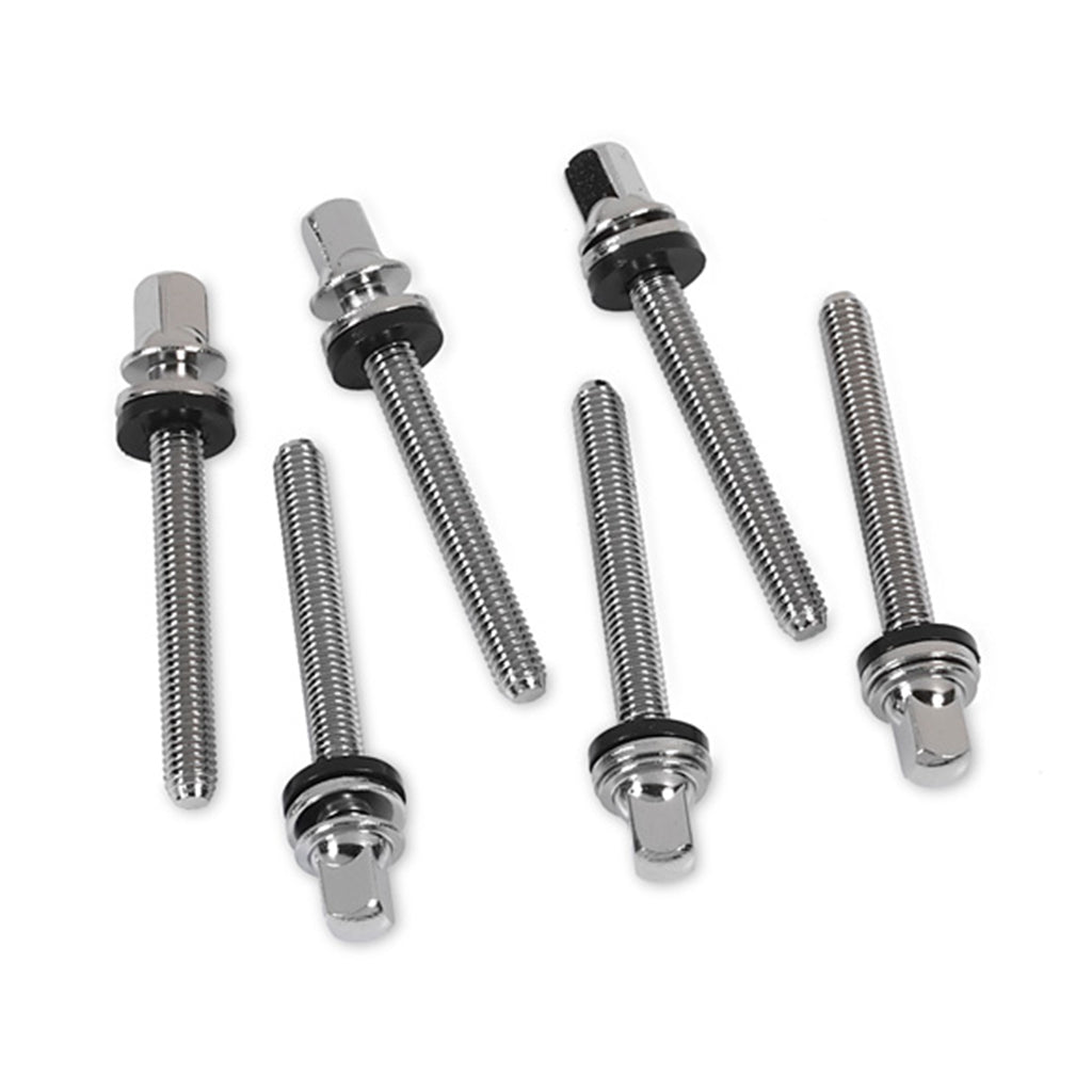 DW - True-Pitch Chrome Tension Rod - 1.65" Tom/Snare - 6 Pack