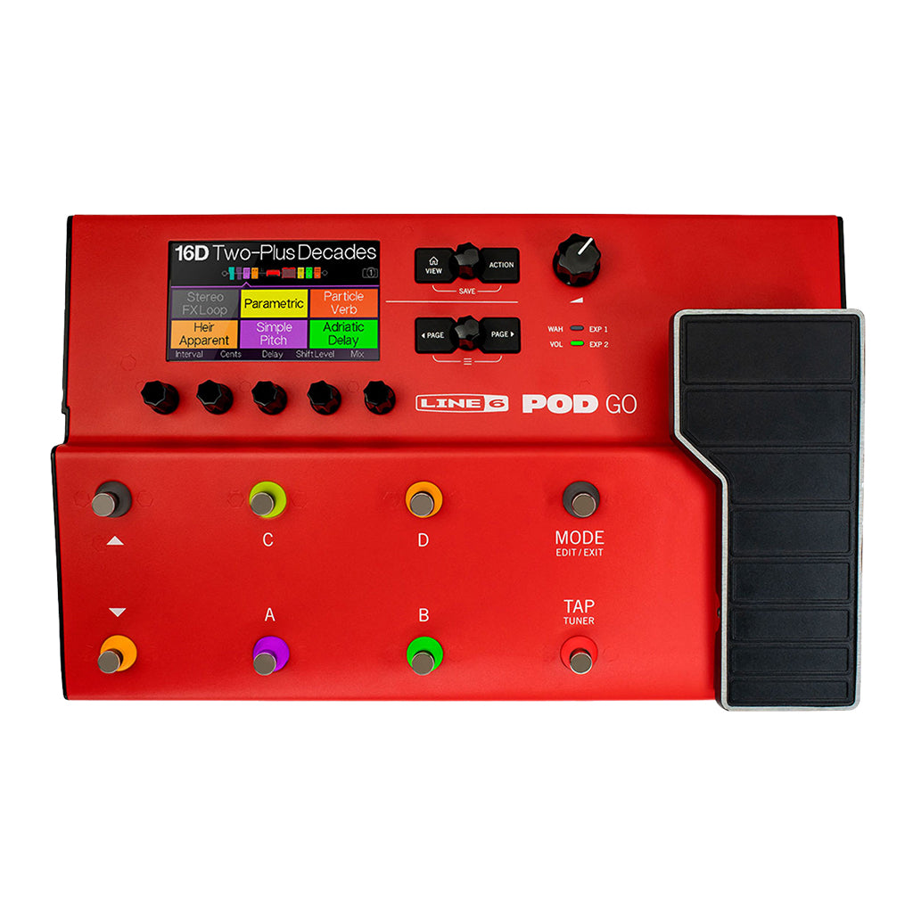 Line 6 POD Go Limited Edition Red