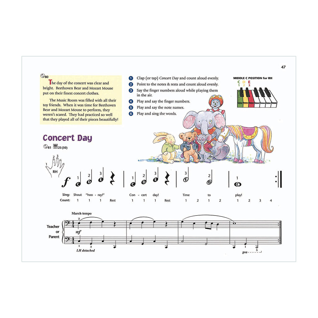 Music for Little Mozarts Music Lesson Book 1