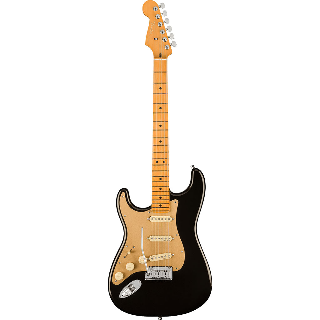 Fender - American Ultra Stratocaster® Left-Hand, Maple Fingerboard, Texas Tea