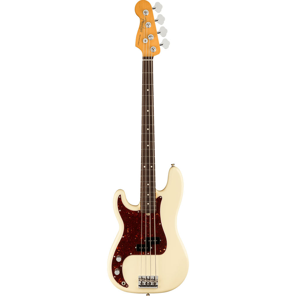 Fender - American Professional II Precision Bass® Left-Hand - Rosewood Fingerboard - Olympic White