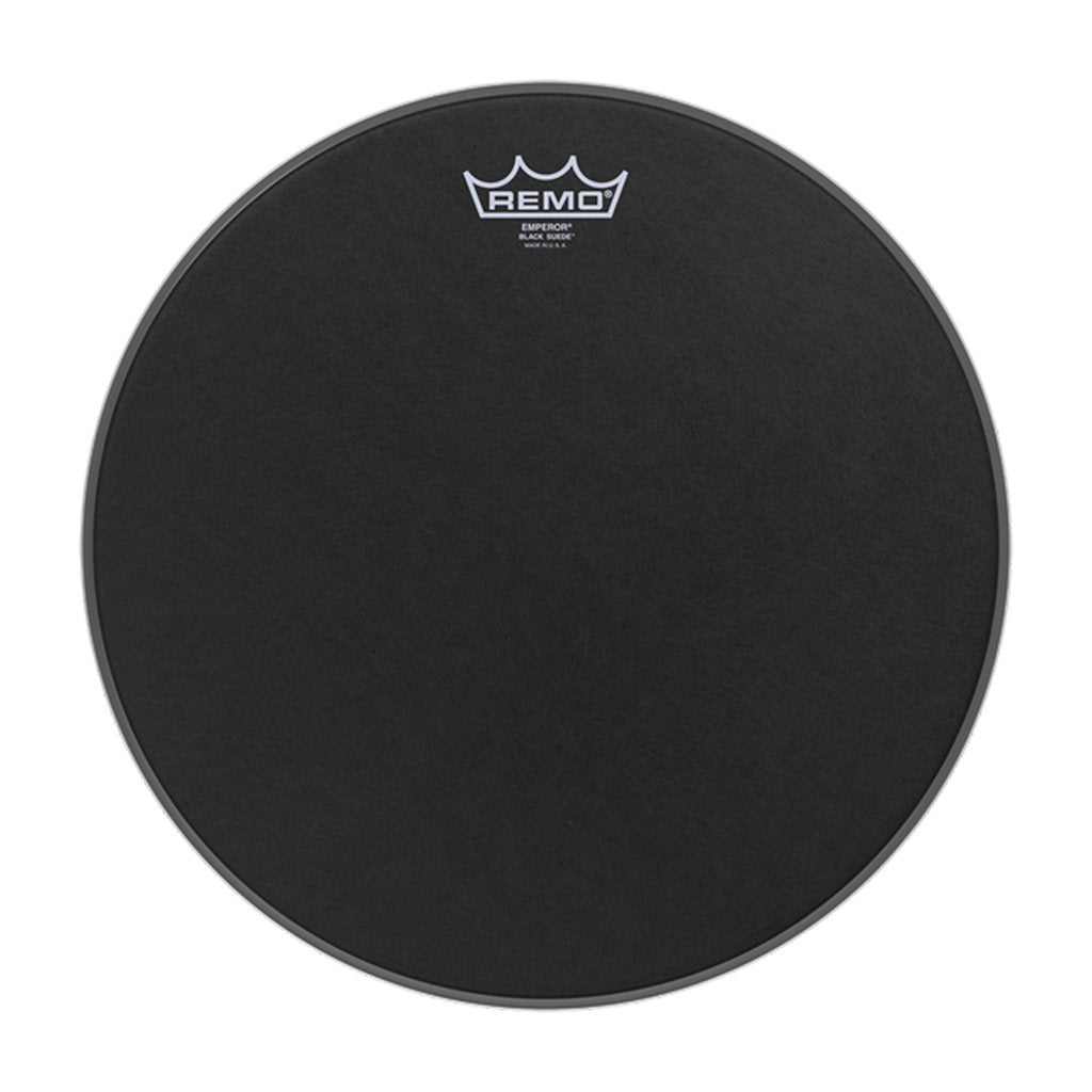 Remo - 12" Black Suede - Emperor