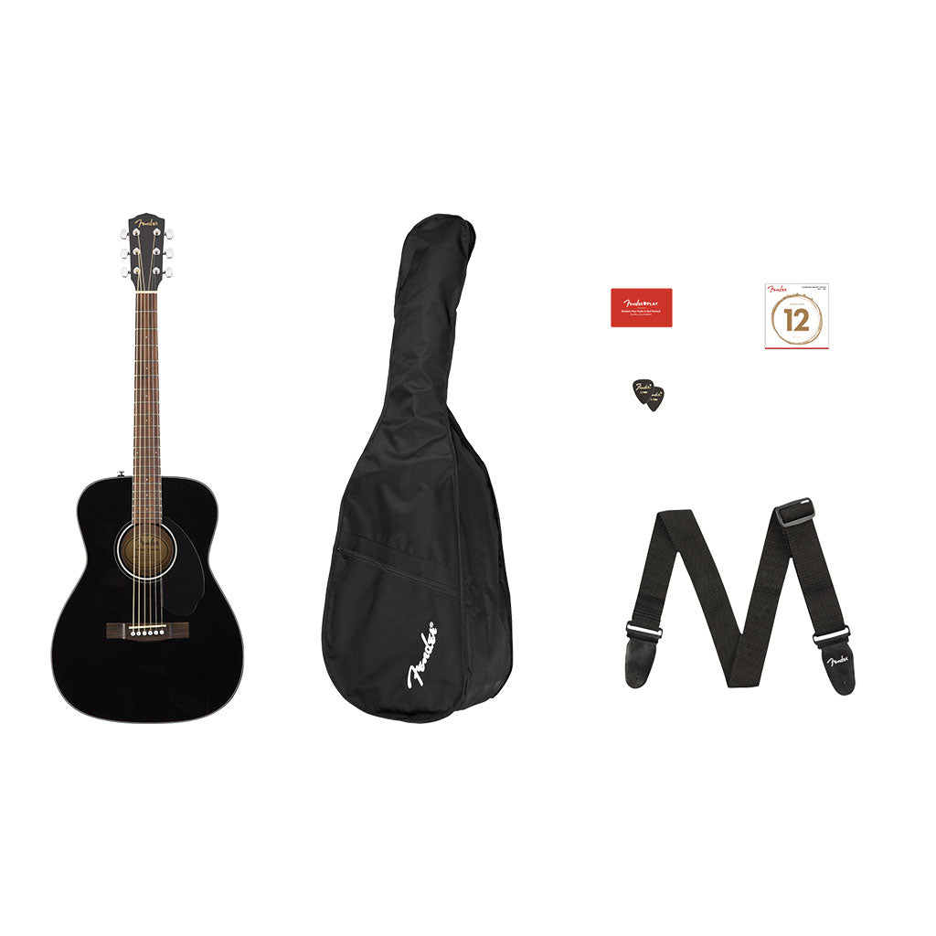 Fender CC-60S Concert Pack Black