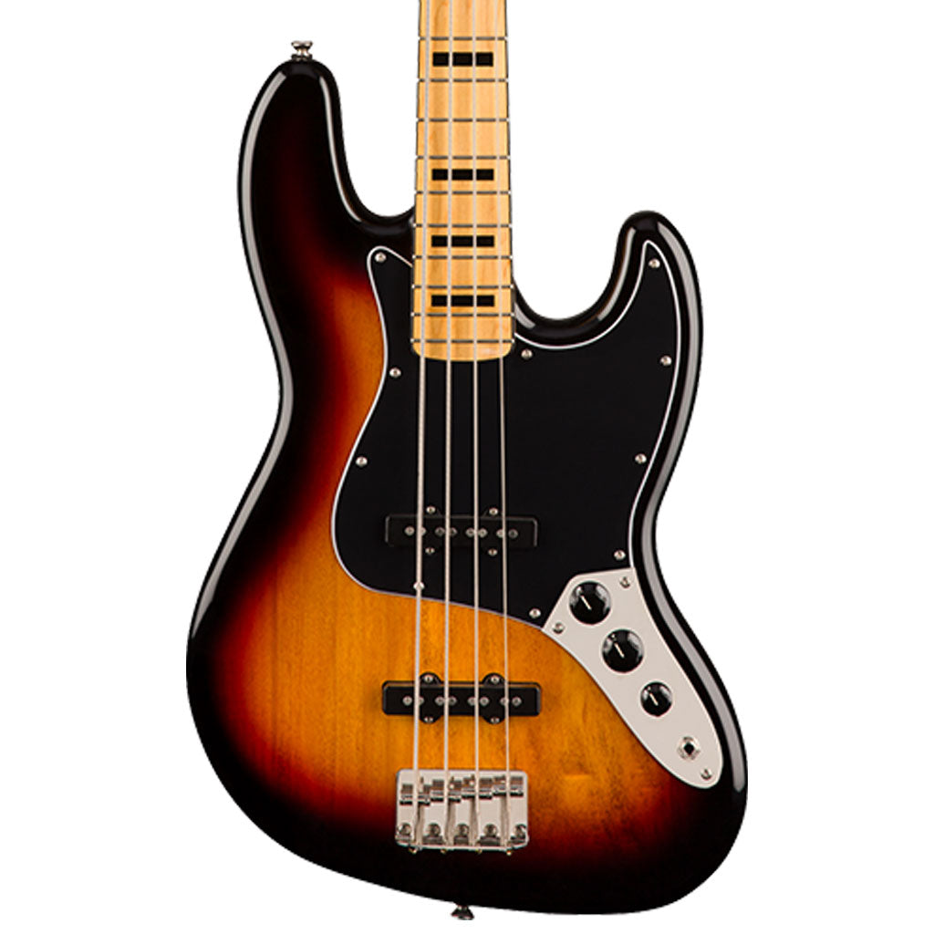 Squier Classic Vibe 70's Jazz Bass - 3 Tone Sunburst - Maple Neck