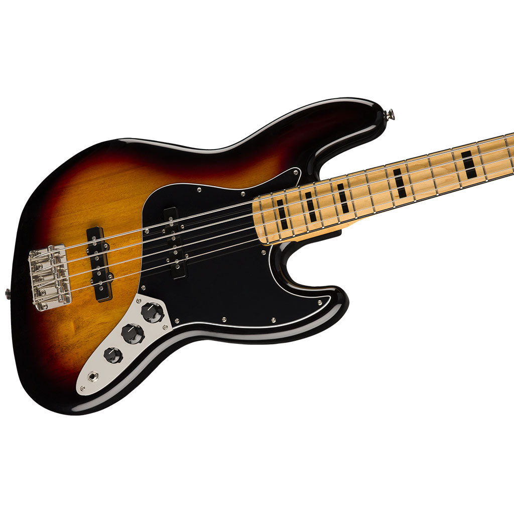 Squier Classic Vibe 70's Jazz Bass - 3 Tone Sunburst - Maple Neck