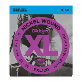D&#39;Addario EXL120 Super Light 9-42-Sky Music