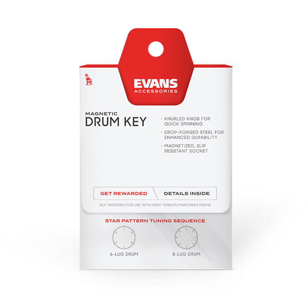 Evans Magnetic Head Drum Key-Sky Music
