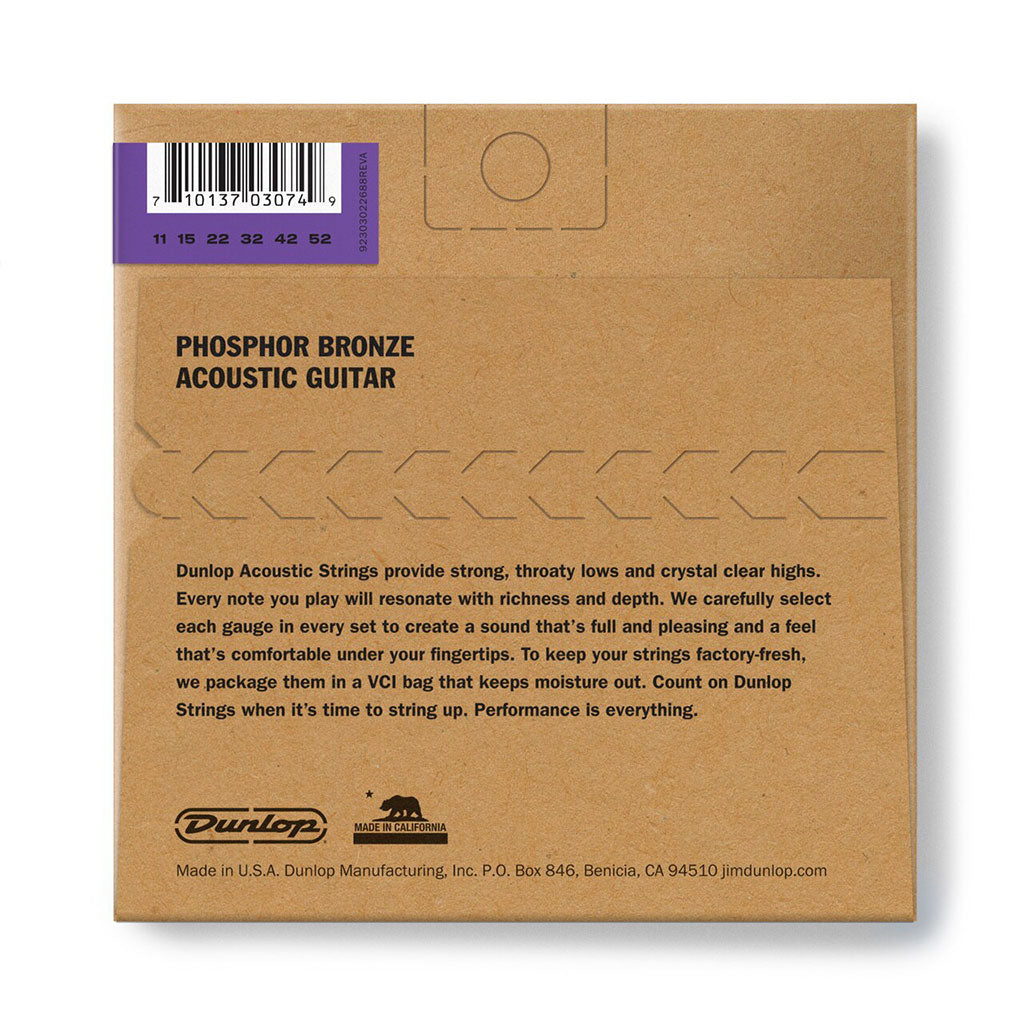 Dunlop 11-52 Phosphor Bronze - Acoustic Guitar Strings