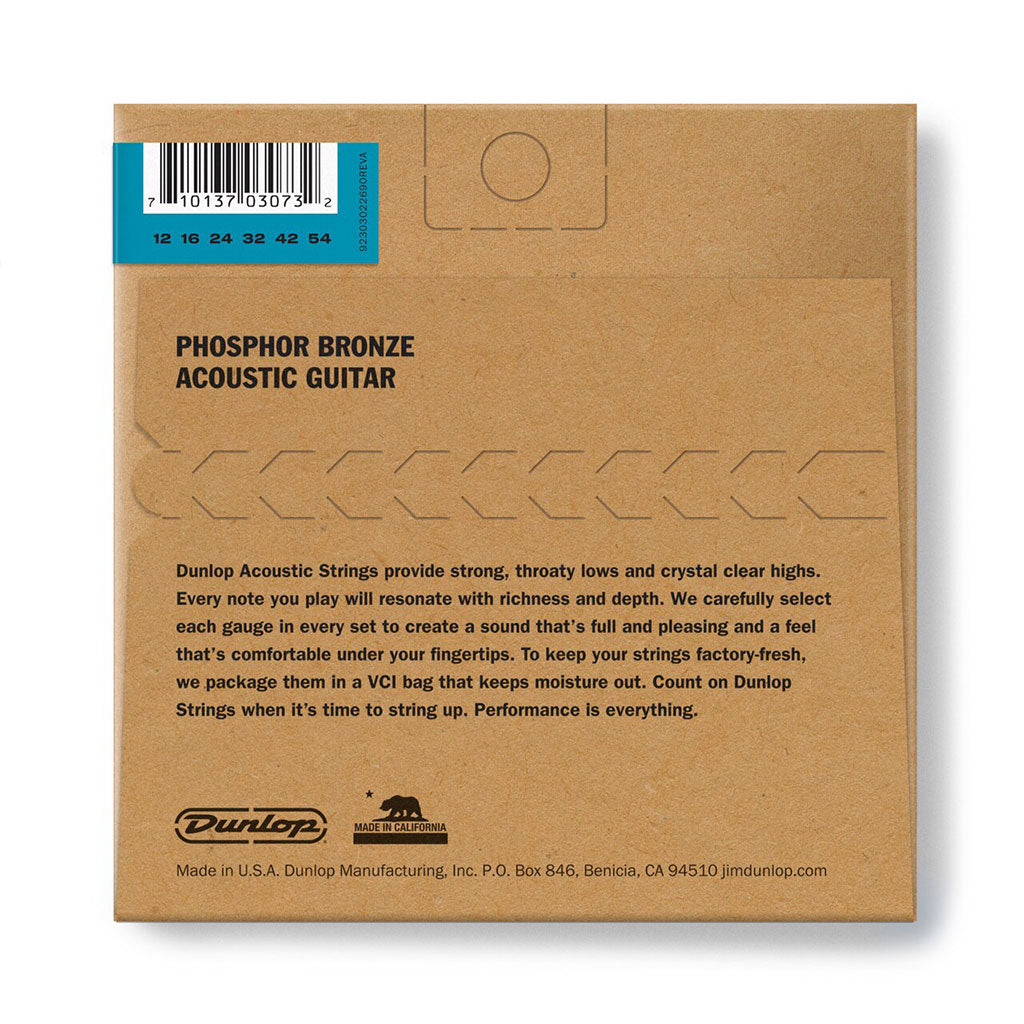 Dunlop 12-54 Phosphor Bronze - Acoustic Guitar Strings