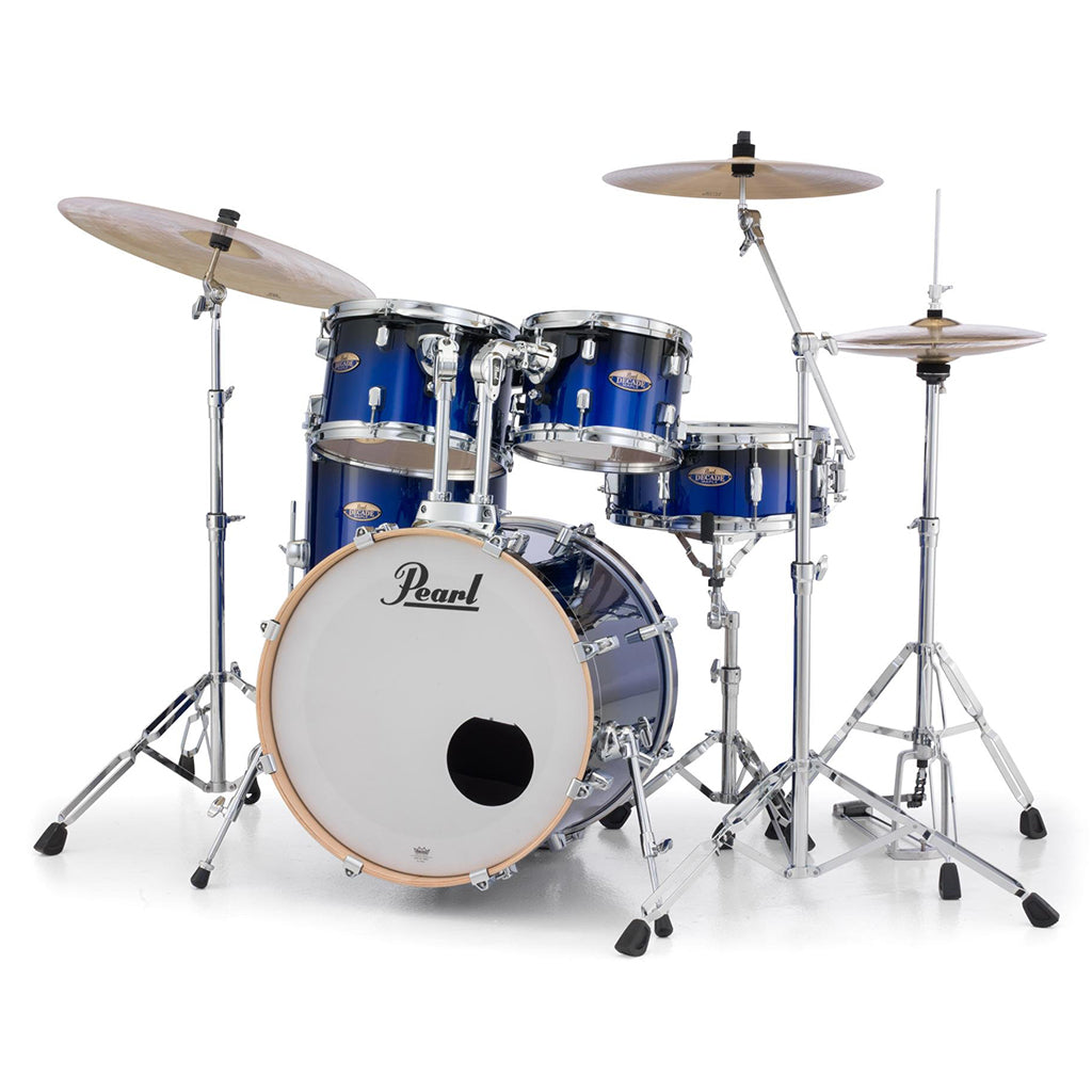 Pearl - DMP925SP/C-216K Decade Maple Fusion Plus 5-Piece Drumkit with 22in Bass Drum - Kobalt Blue Fade