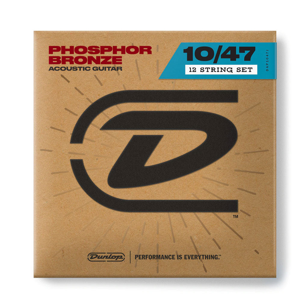 Dunlop 10-47 12 String Phosphor Bronze - Acoustic Guitar Strings-Sky Music