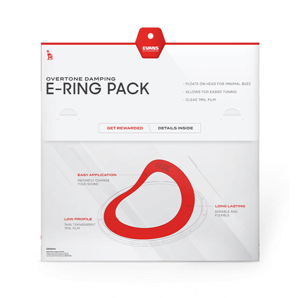 Evans - E-Ring 10 - 12 - 14 - 14" - Fusion Pack