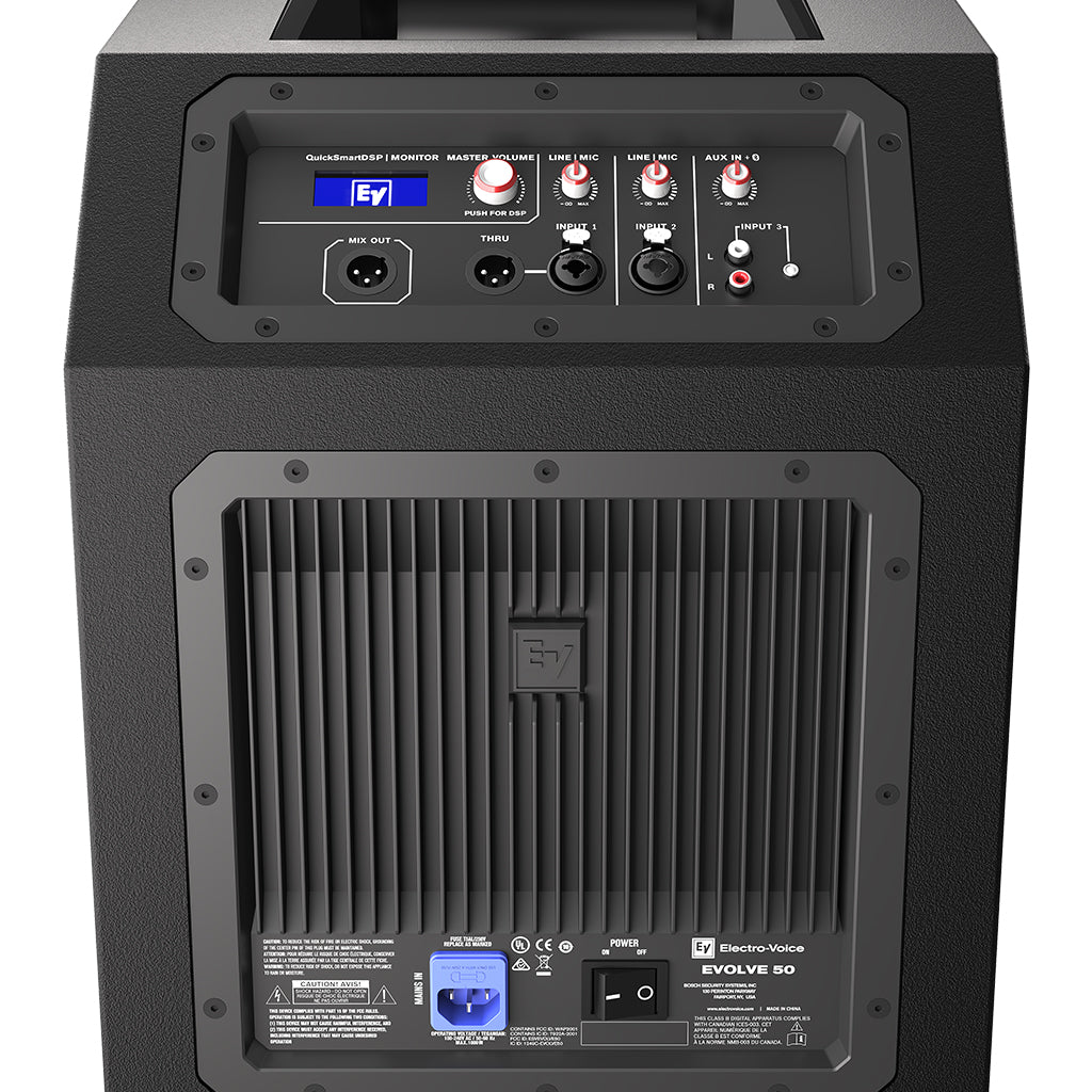 Electro Voice Evolve 50 Portable Column Speaker Black