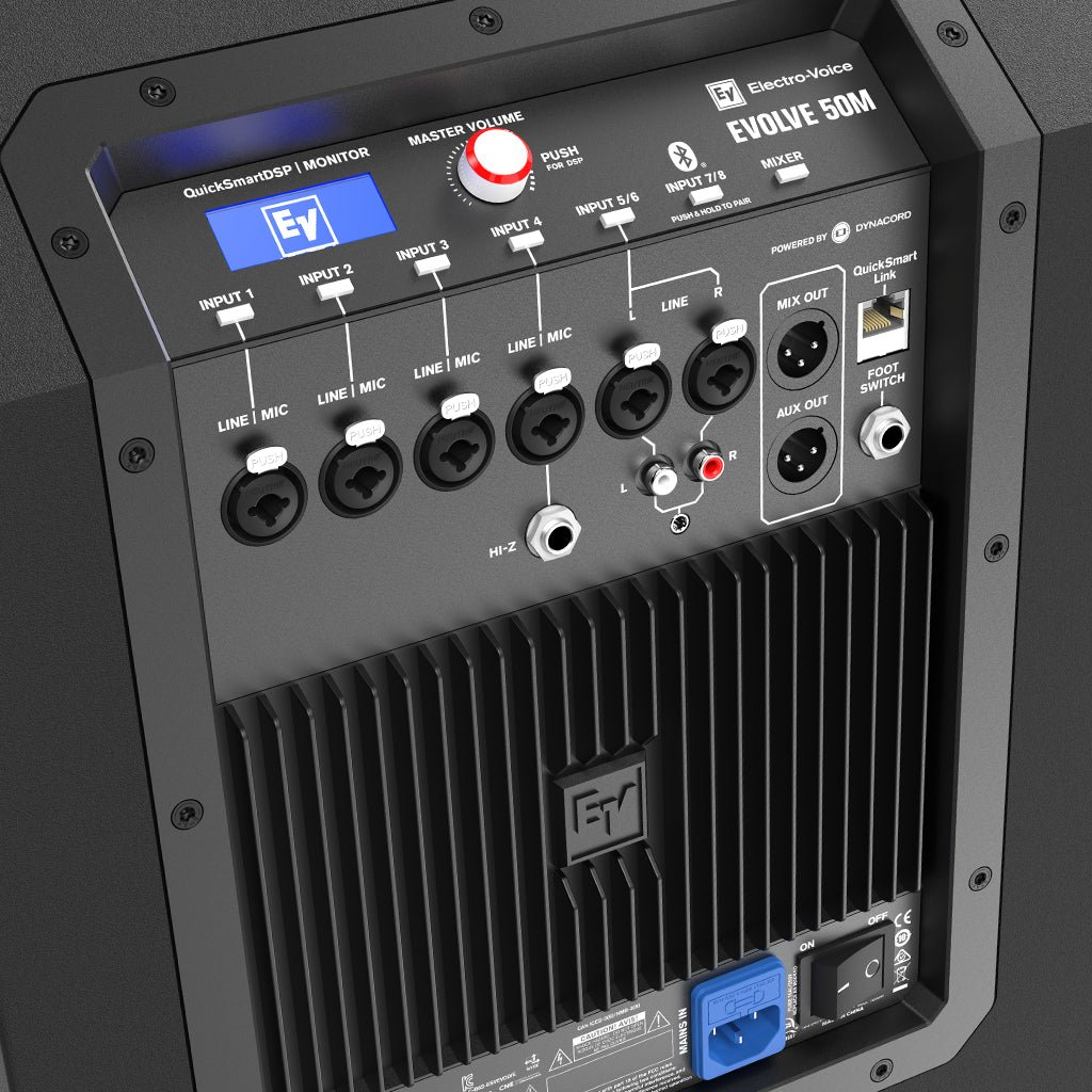 Electro Voice Evolve 50M Compact Column Speaker Black