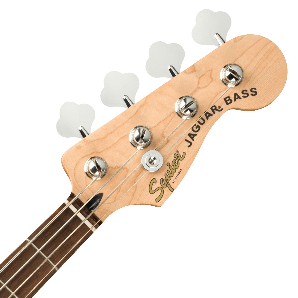 Squier Affinity Series Jaguar Bass H Laurel Fingerboard Black Pickguard Charcoal Frost Metallic