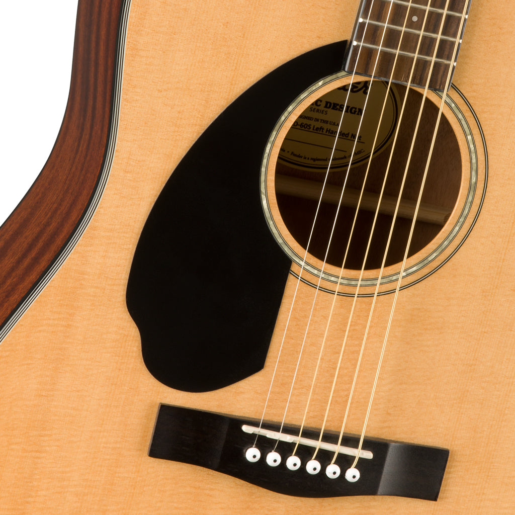 Fender CD 60S Dreadnought Left Hand Natural