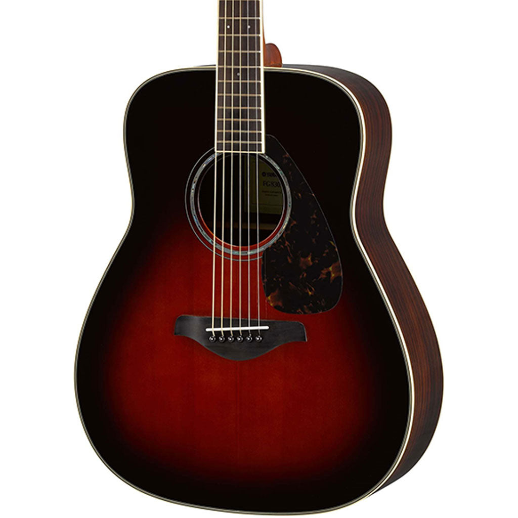 Yamaha FG830 Acoustic Guitar - Tobacco Brown Sunburst