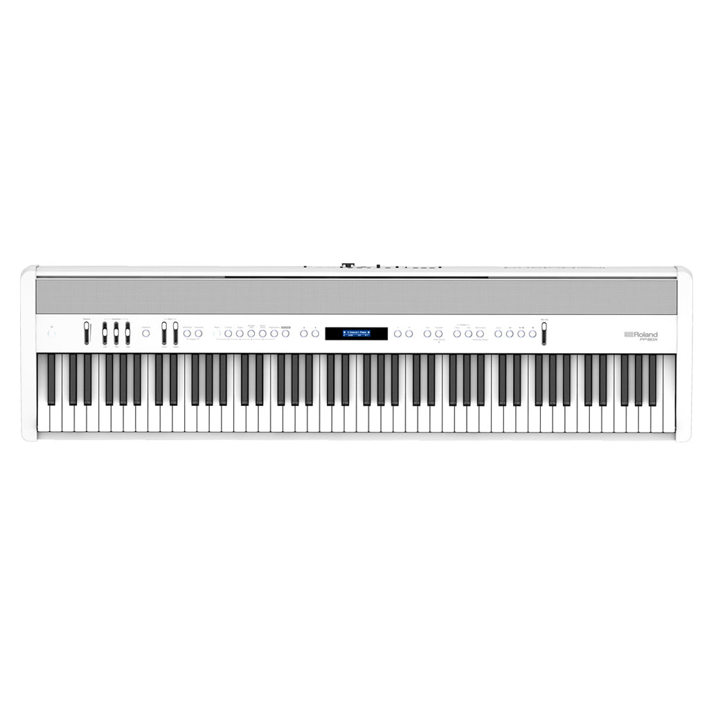 Roland FP 60XWH Digital Piano White Kit Bundle