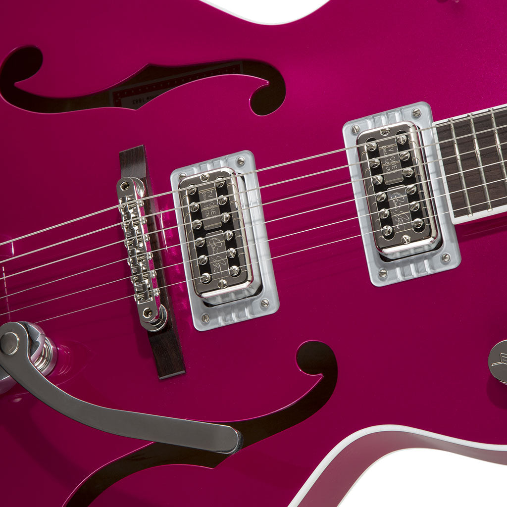 Gretsch G6120T-HR Brian Setzer Signature Hot Rod Hollow Body with Bigsby - Rosewood Fingerboard - Candy Magenta