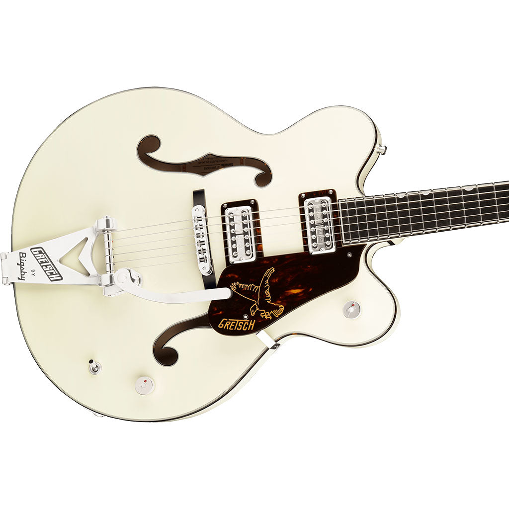 Gretsch G6636T-RF Richard Fortus Signature Falcon™ Center Block with String-Thru Bigsby®, Ebony Fingerboard, Vintage White