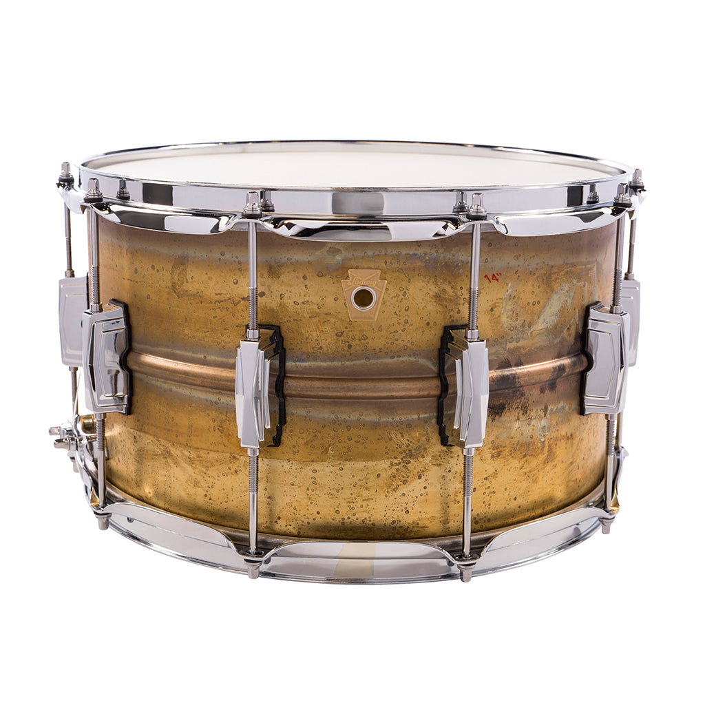 Ludwig - Raw Brass Phonic - 14&quot; x 8&quot; Snare Drum