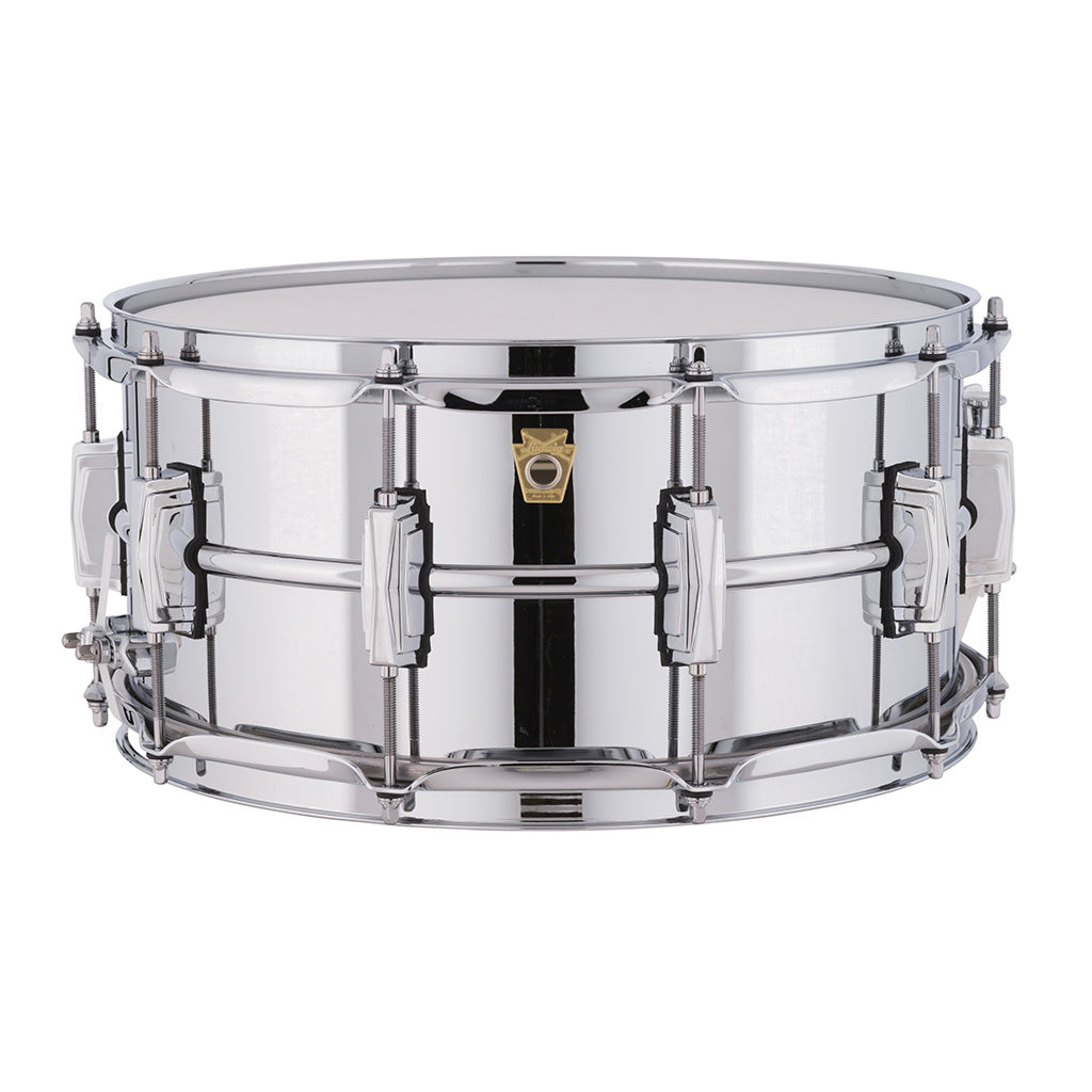 Ludwig Supraphonic Chrome Snare Drum - 14"x6.5"-Sky Music