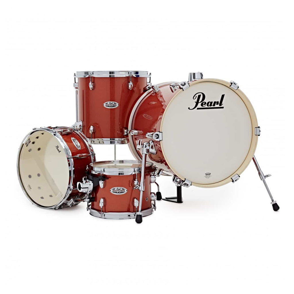 Pearl - Midtown Shell Pack - 10, 13FT, 13S, 16K, Orange Crush