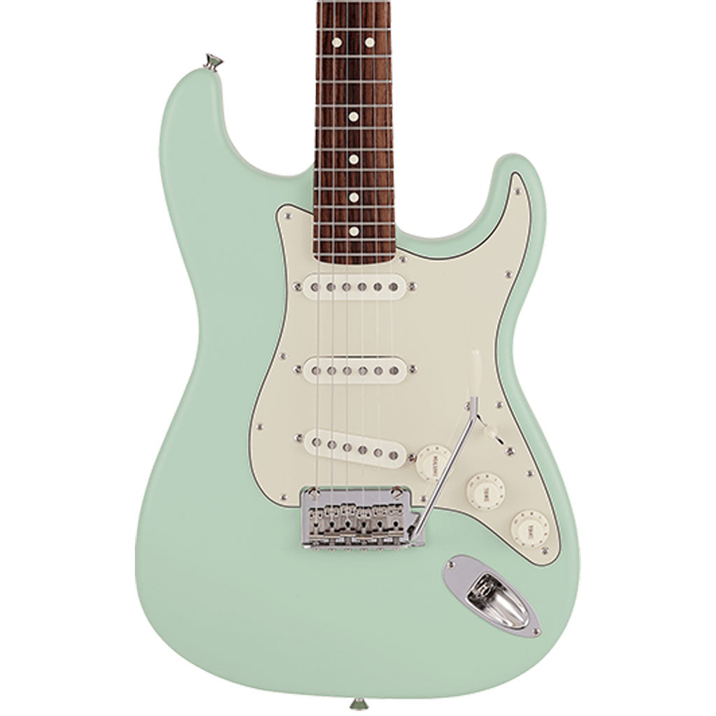 Fender Made in Japan Junior Collection Stratocaster®, Rosewood Fingerboard, Satin Surf Green