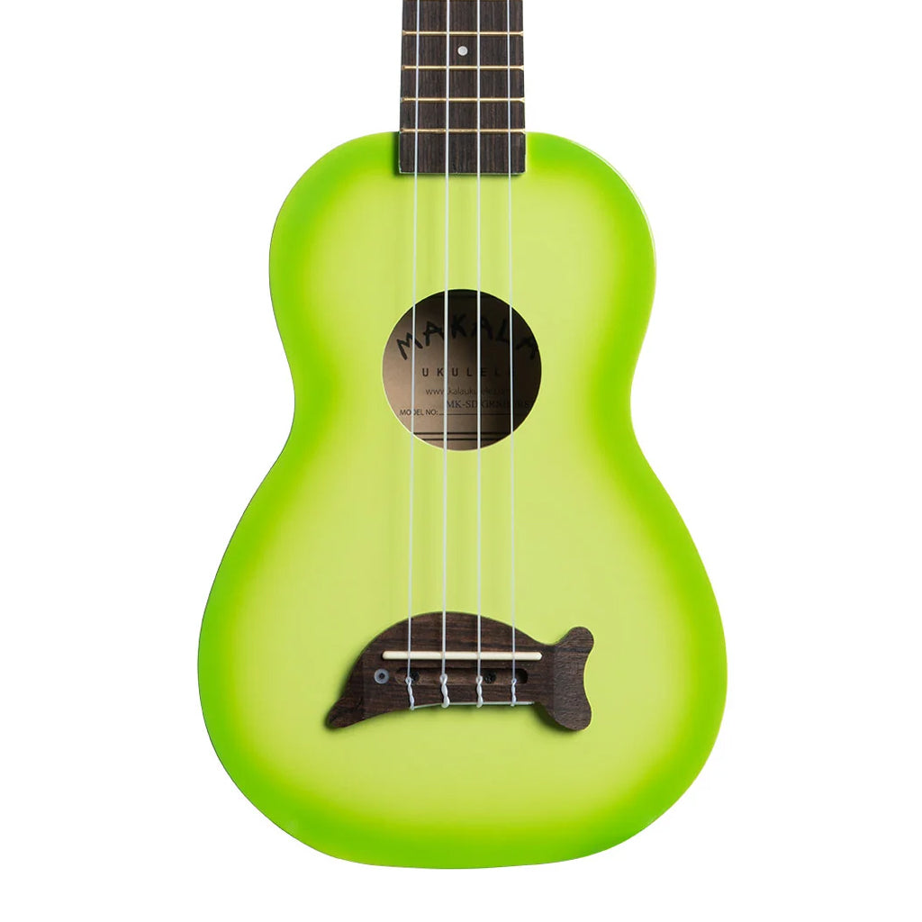 Makala Soprano Ukulele Dolphin Bridge Greenburst