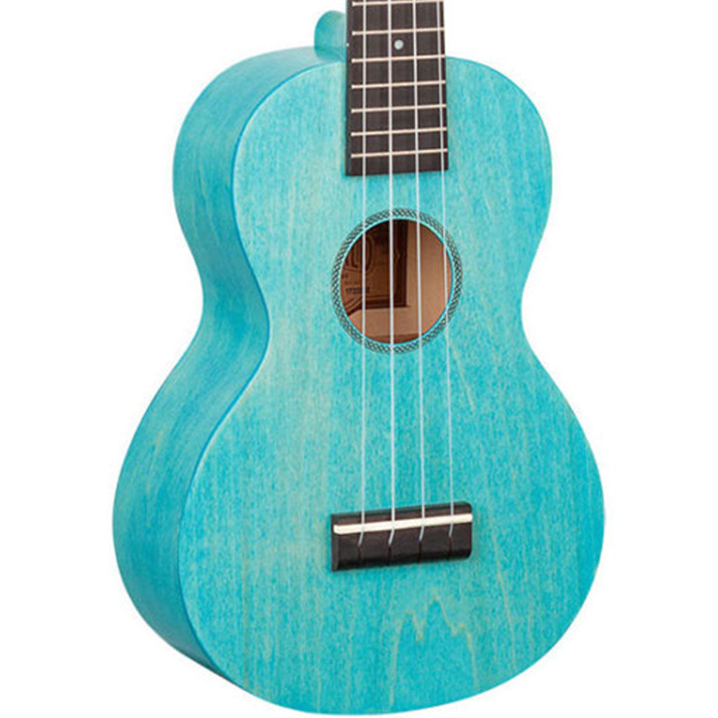 Mahalo "I" Series Concert Ukulele - Aqua Blue-Sky Music