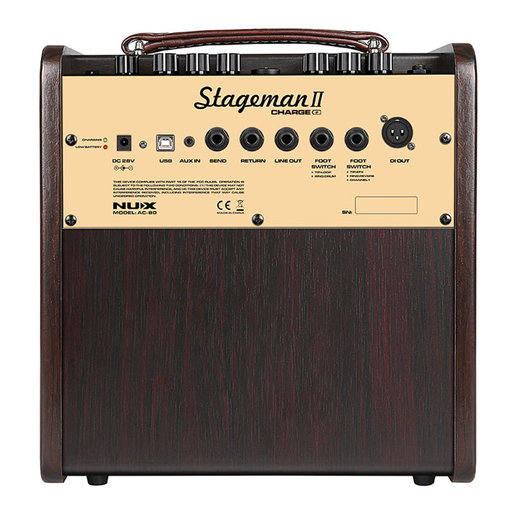 NU X AC80 Stageman V 2 80w Battery Powered