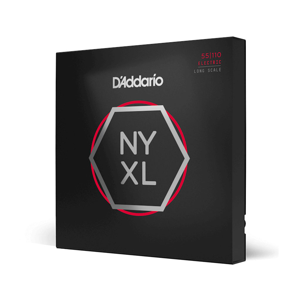 D'Addario - NYXL55110 - Nickel Wound Bass Guitar Strings, Heavy 55-110, Long Scale