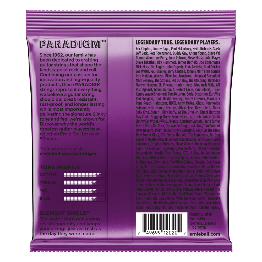 Ernie Ball P02020 Paradigm Power 11 48 Guitar Strings Guitar Strings P02020