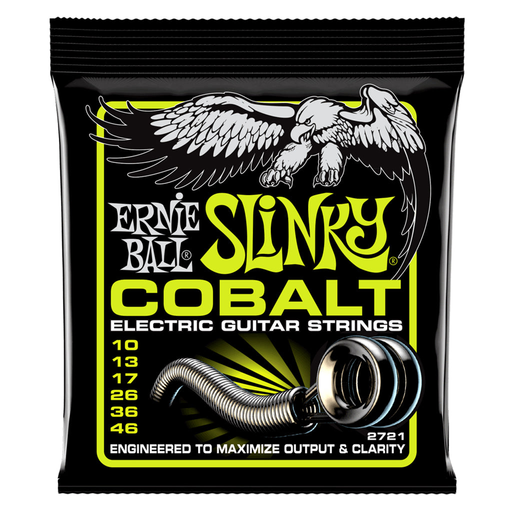 Ernie Ball E2721 Cobalt Regular Slinky 10 46 Electric Guitar Strings Guitar Strings P02721