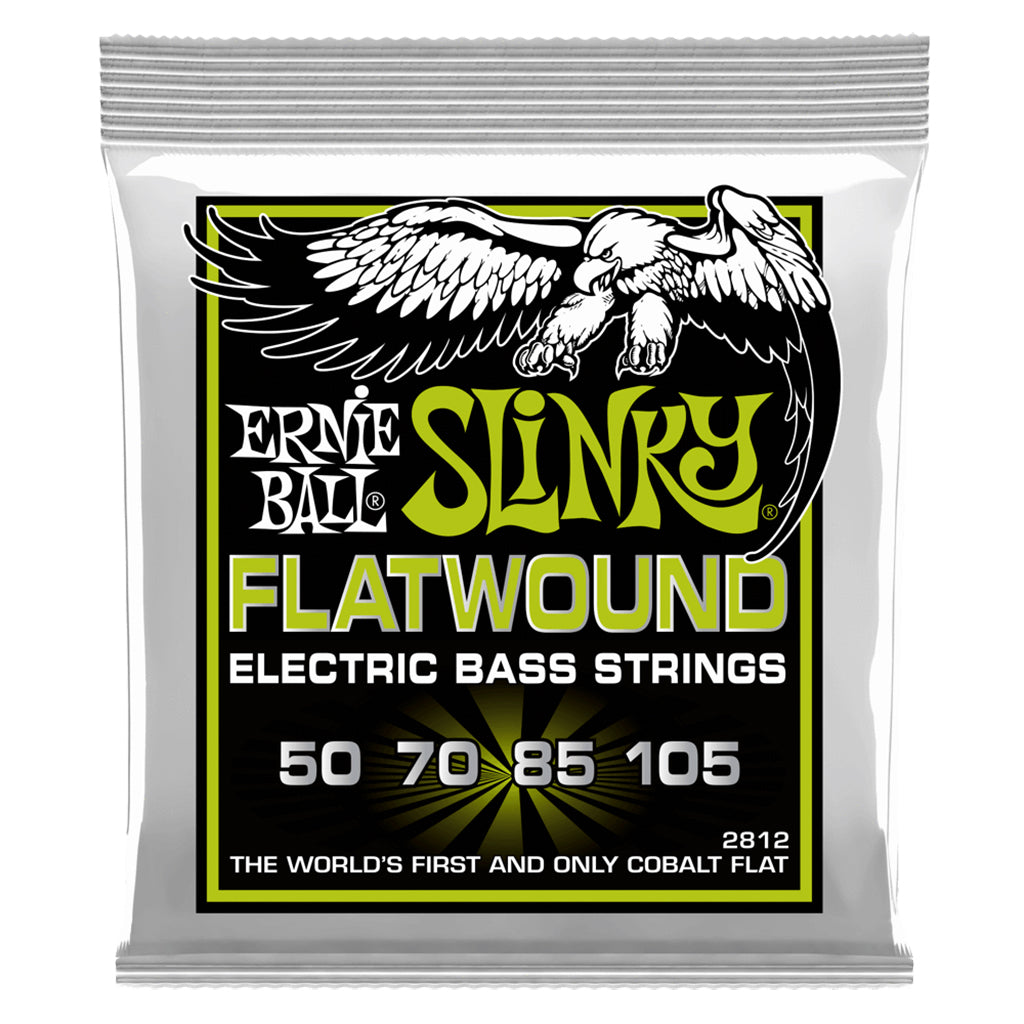 Ernie Ball E2812 Flatwound Slinky Bass .045 .105 Bass Guitar Strings Bass Strings P02812