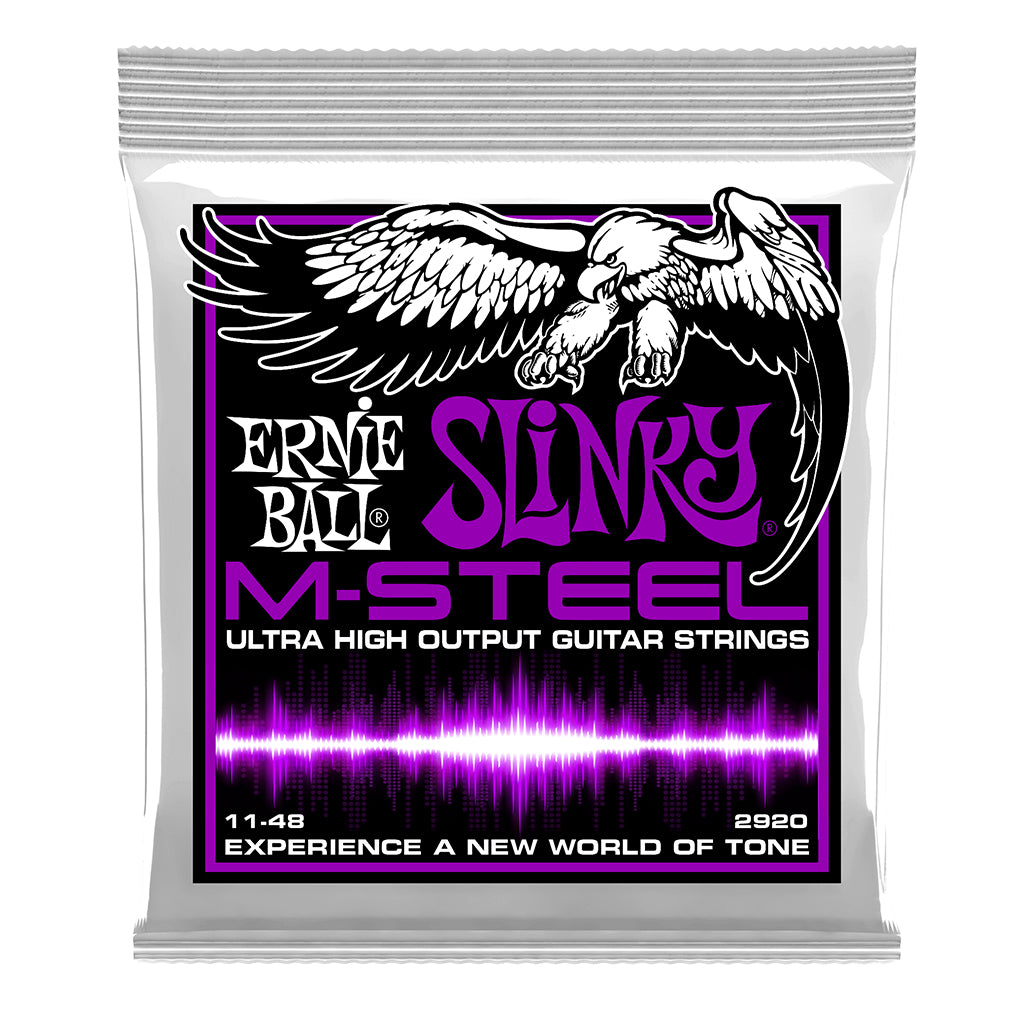 Ernie Ball E2920 M Steel Power Slinky 11 48 Electric Guitar Strings Fretted Instrument Strings P02920