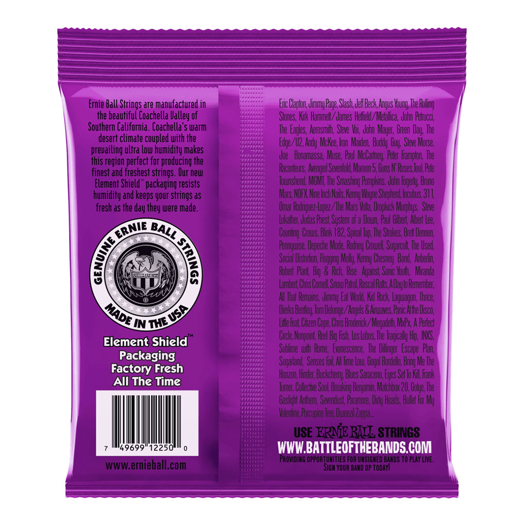 Ernie Ball Power Slinky Classic Rock N Roll Pure Nickel 11 48 Electric Guitar Strings 3 Pack