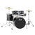 Pearl - Roadshow 20" 5-PCS Fusion Drum Kit with Hardware and Cymbals - Jet Black