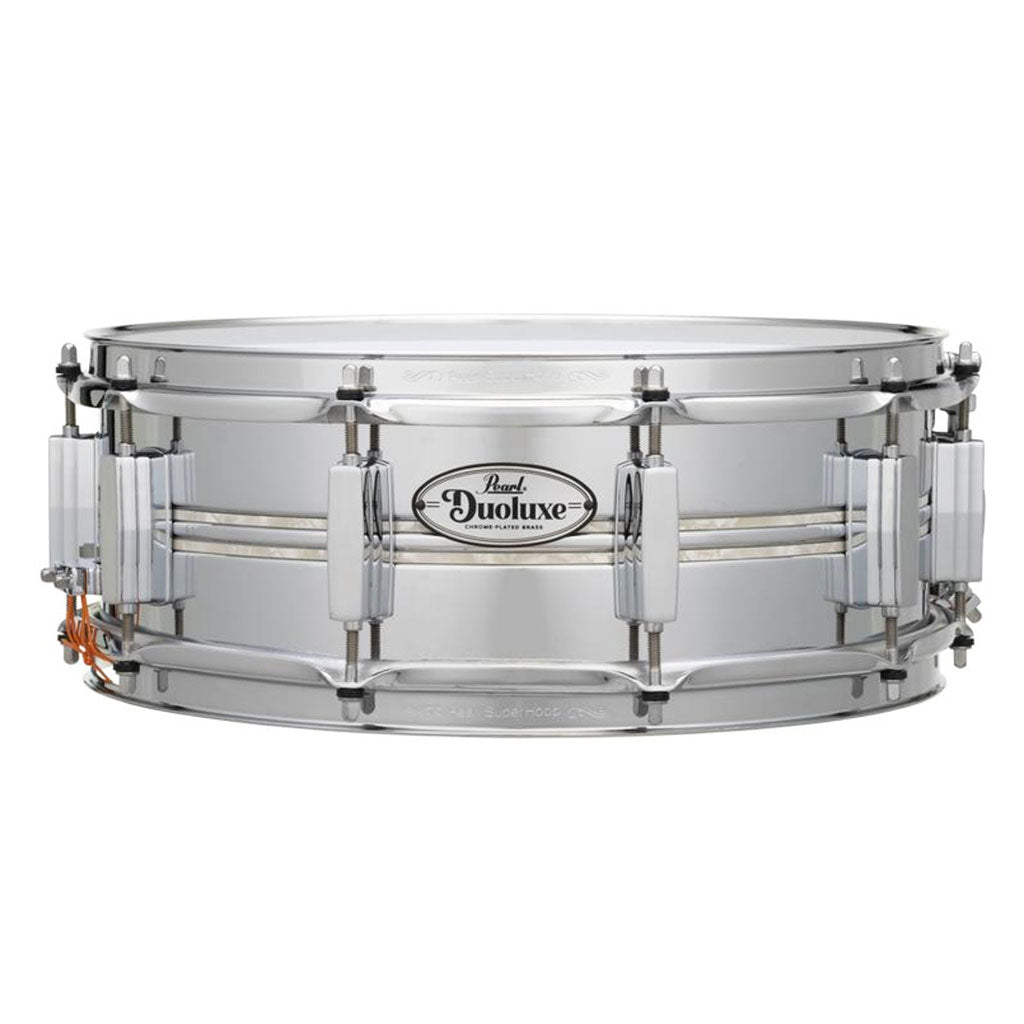 Pearl 14"x5" Duoluxe Chrome Over Brass Snare Drum