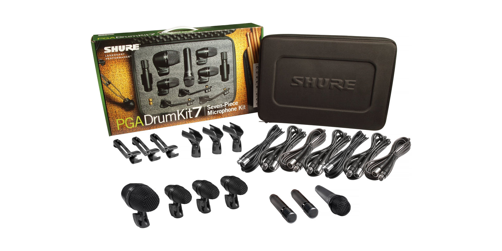 Shure PGADRUMKIT7 7 pc. Drum Microphone Kit