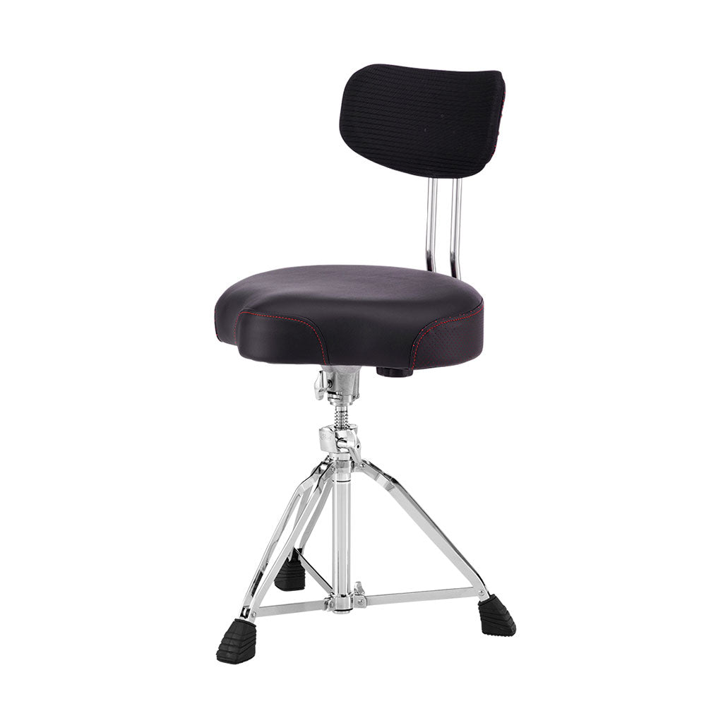 Pearl Throne Saddle Style Multi-Core Foam Cushion w/ Detachable Back Rest-Sky Music