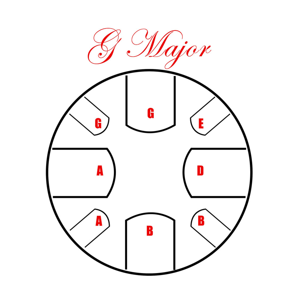 Pearl - Awakening Series (G Major) - Tongue Drum - Natural Blue Burst