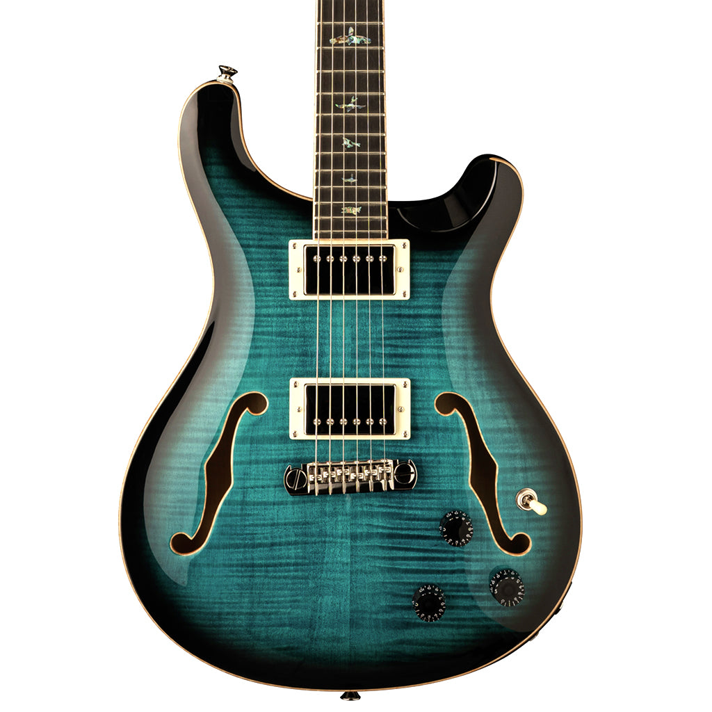 PRS SE Hollowbody II Piezo Peacock Blue Burst
