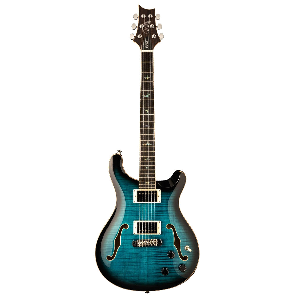 PRS SE Hollowbody II Piezo Peacock Blue Burst