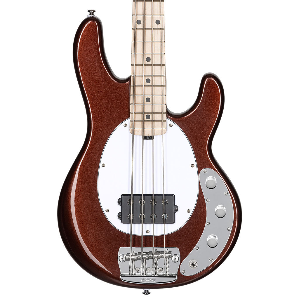 Sterling Ray4SS-DCP-M1 Short Scale Bass Guitar - Dropped Copper