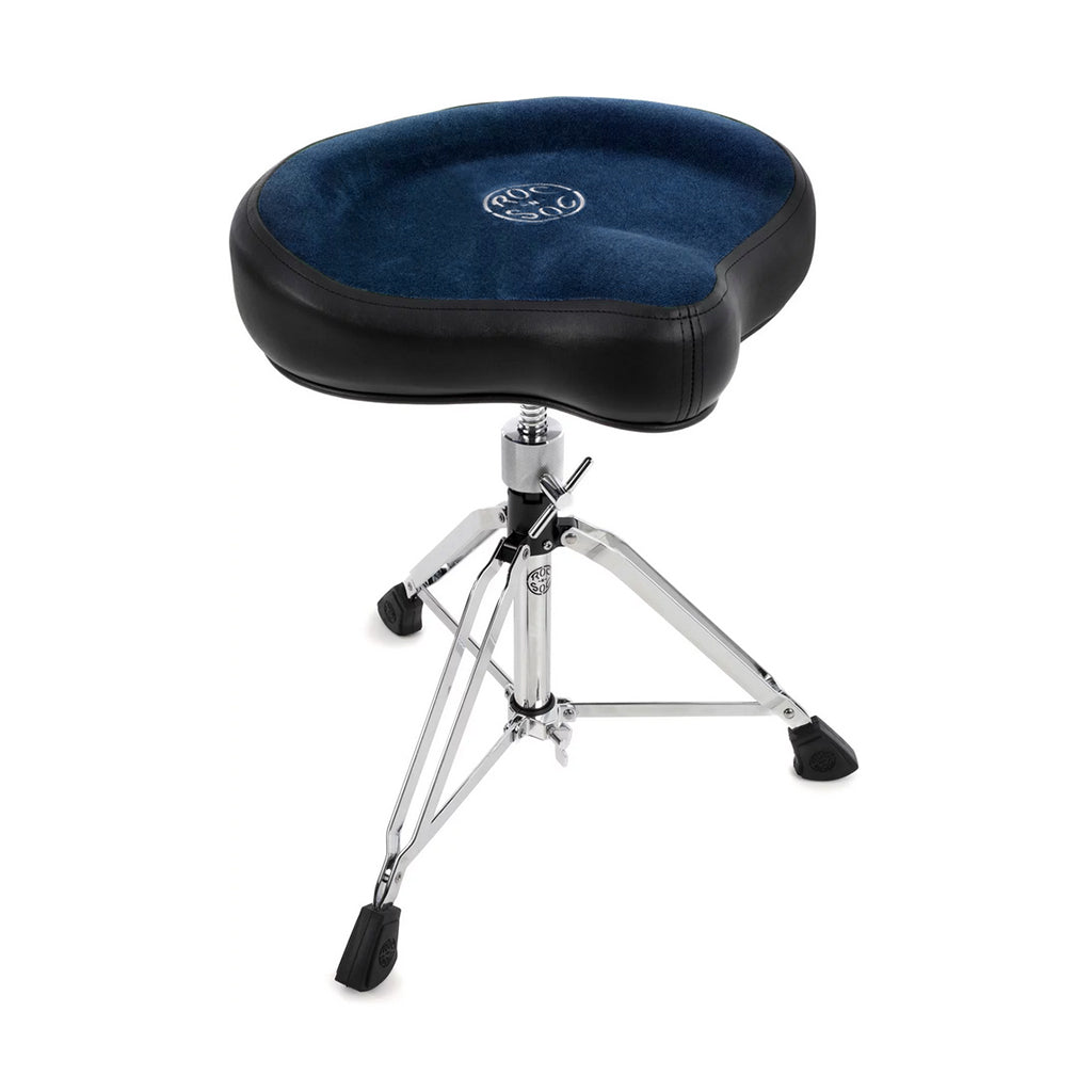 ROC-N-SOC - Manual Spindle With Original Blue Seat Top - Drum Throne