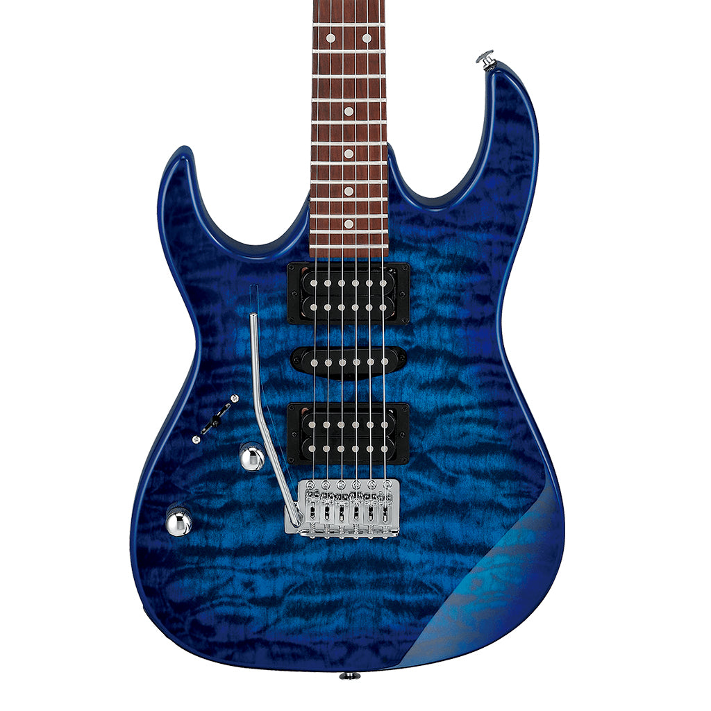 Ibanez RX70QAL Left Handed Transparent Blue Burst