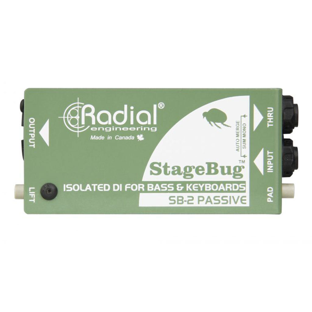 Radial SB-2 - Compact Passive DI for Bass, Keyboards &amp; Active Instruments